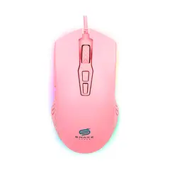 SNAKE GAMER - Mouse Najash Pinkker NJ330 Rosa 6400 DPI RGB USB - Rosa