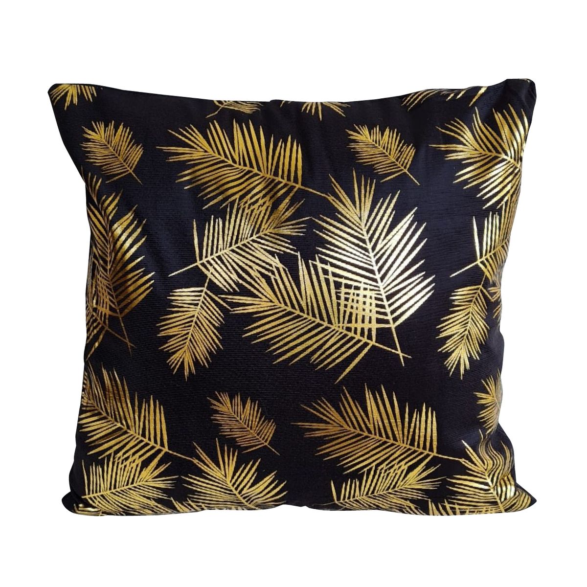 GENERICO - Funda Para Cojin Nordicas - Negra - Hojas 35