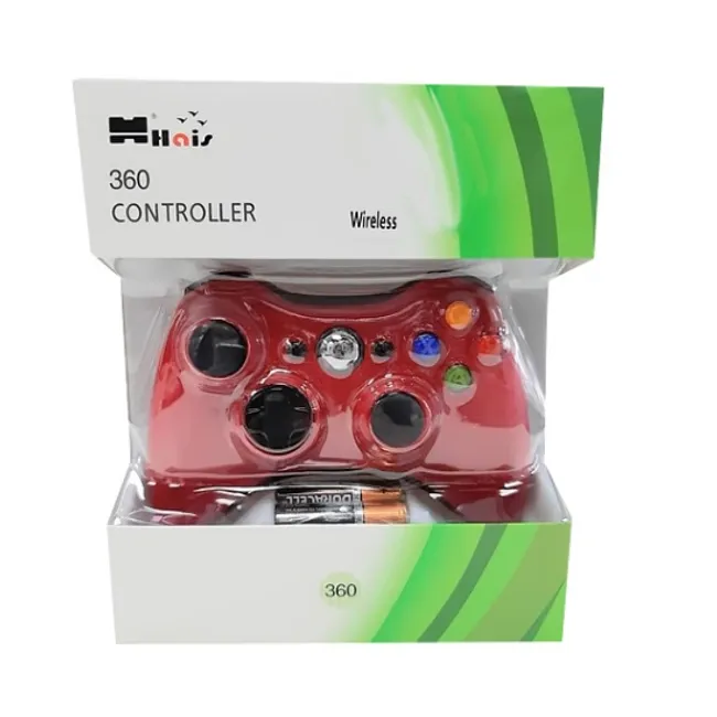 HAIS - JOYSTICK XBOX360 HAIS INALAMBRICO HAIS ROJO