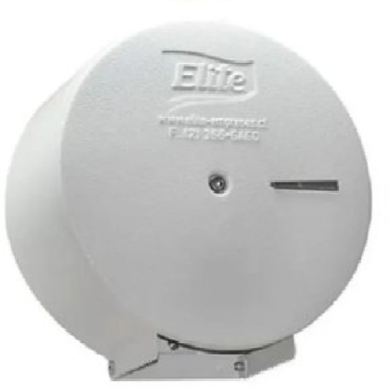 ELITE - Dispensador Papel Higiénico Jumbo Metálico Blanco Elite