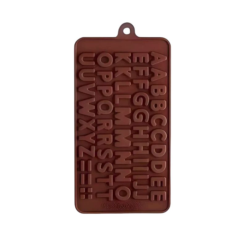 GENERICO - Moldes Chocolate Moldes De Silicona Molde Doble Abecedario
