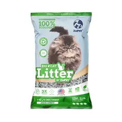 ZUPET - Sustrato de papel Sanitario Bio Cat Litter 15L