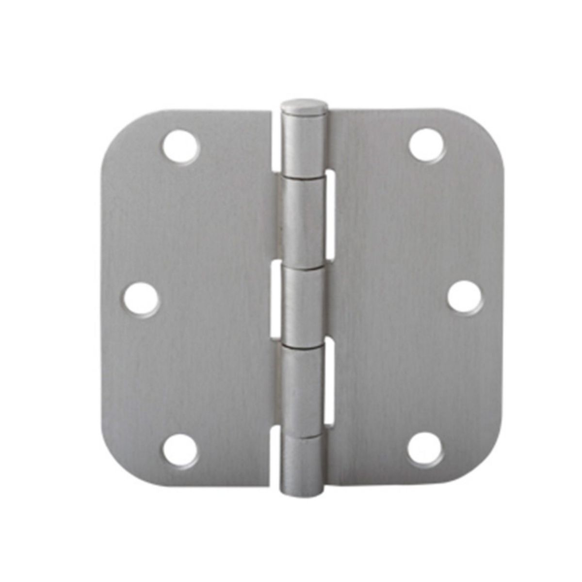 ODIS - Pack 2 Bisagras Acero Odis 3”×3”×2,0mm Canto Redondo - Plata