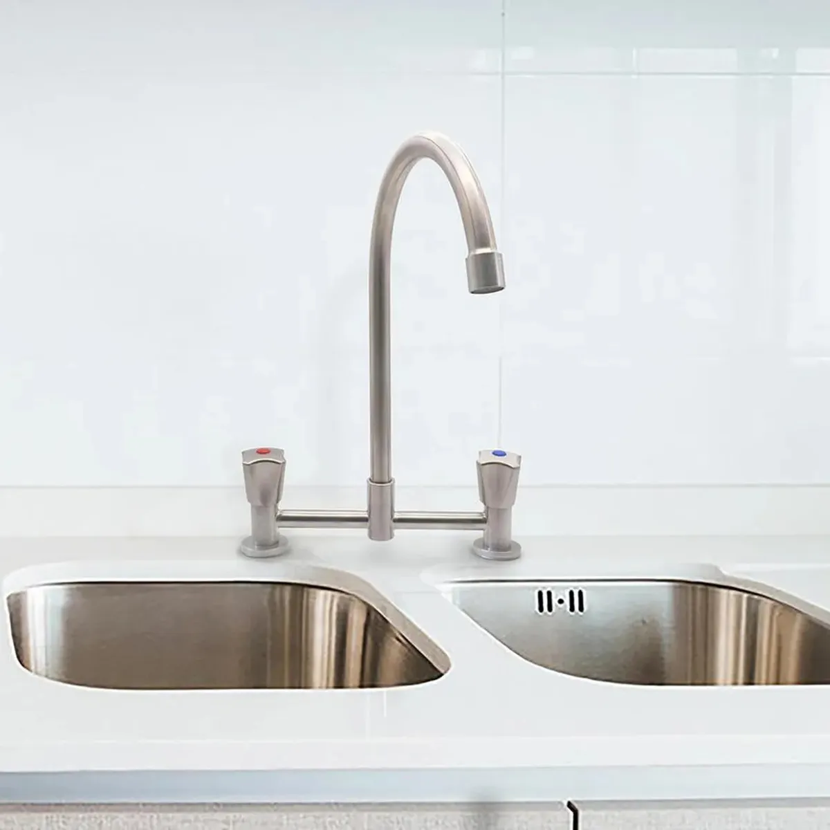 STRETTO - Combinación Grifo Llave Para Lavaplatos Fregadero Modelo Delia Stretto