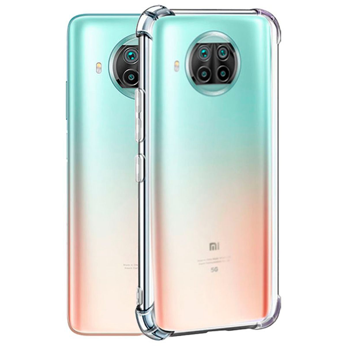 GENERICO - Carcasa Para Xiaomi 10t lite Transparente