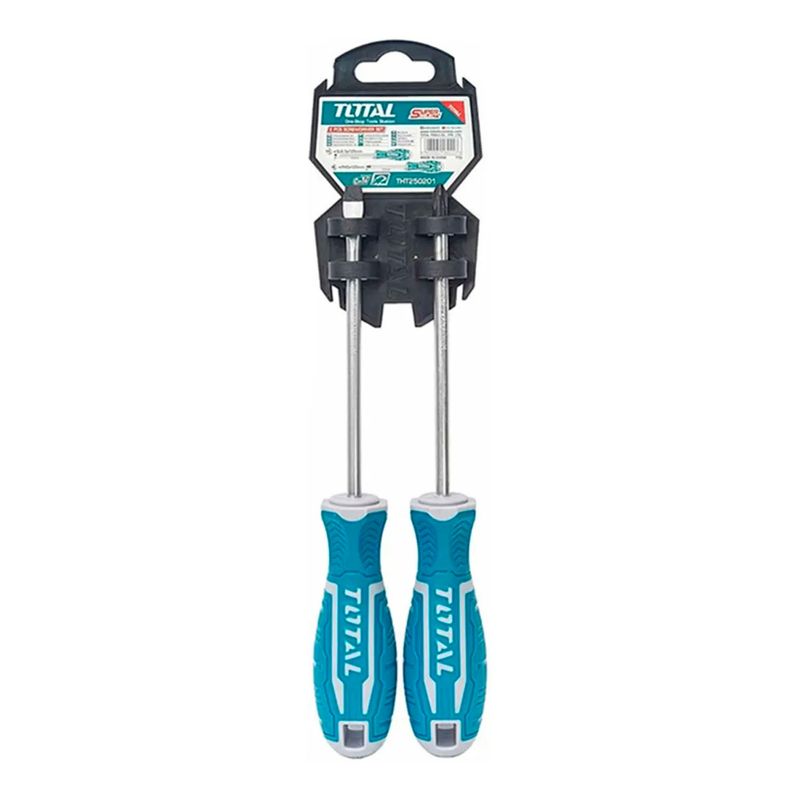 TOTAL TOOLS - Kit Juego Destornilladores 2 Piezas Imantado