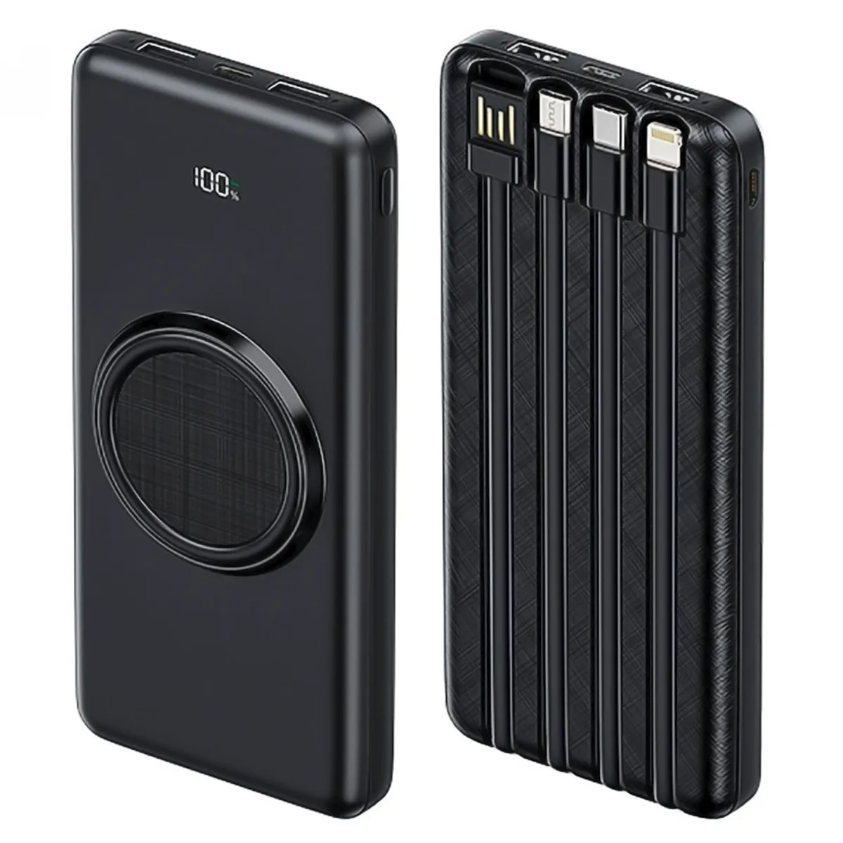 GENERICO - Cargador Bateria Portatil Inalambrico Power Bank 20000 MaH