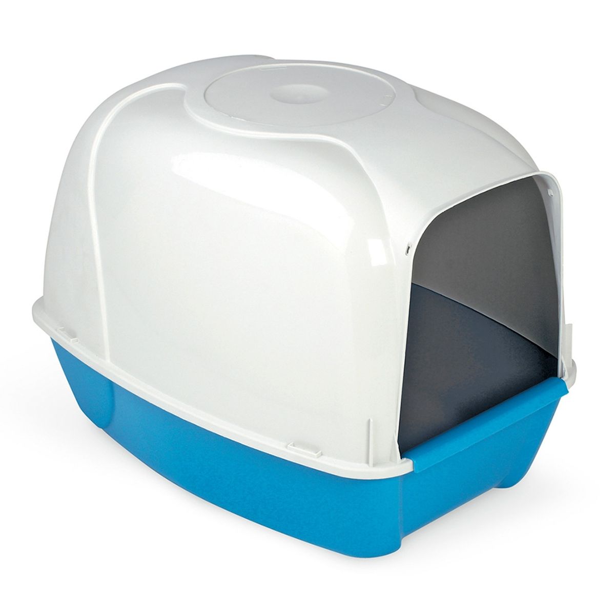 GENERICO - Bandeja Sanitaria Gato cerrada Azul MPS