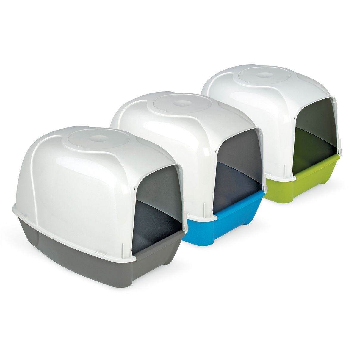 GENERICO - Bandeja Sanitaria Gato cerrada Azul MPS