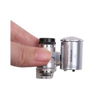 Microscopio Lupa De Bolsillo Luz Leduv 60x