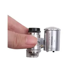 OFERTABKN - Microscopio Lupa De Bolsillo Luz Leduv 60x