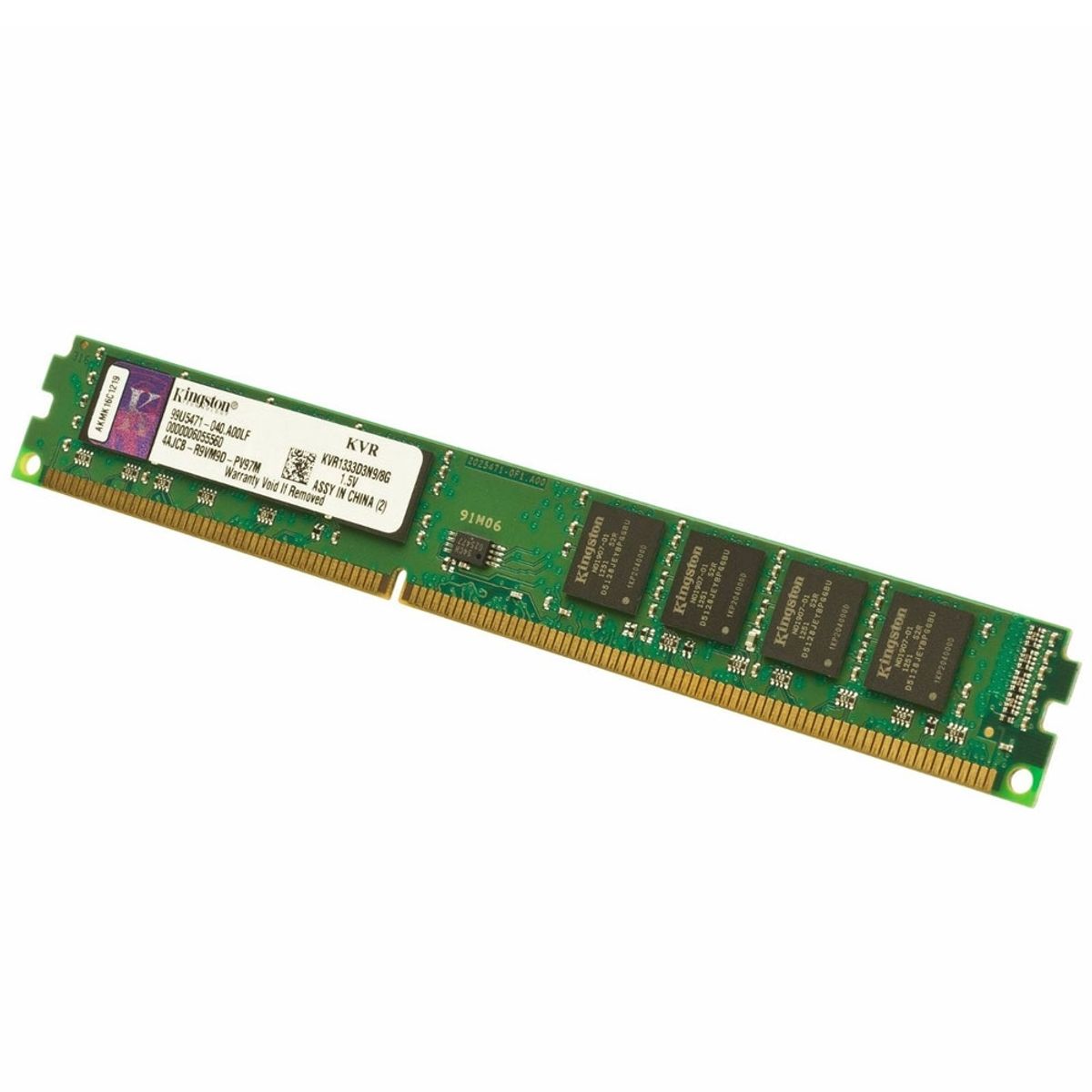 KINGSTON - Memoria RAM DDR3 8Gb 1333Mhz Dimm PC PC3-10600
