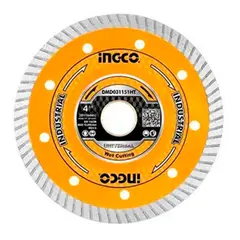 INGCO - Disco Diamantado 4 1/2 115mm Corte Turbo Dmd031151ht