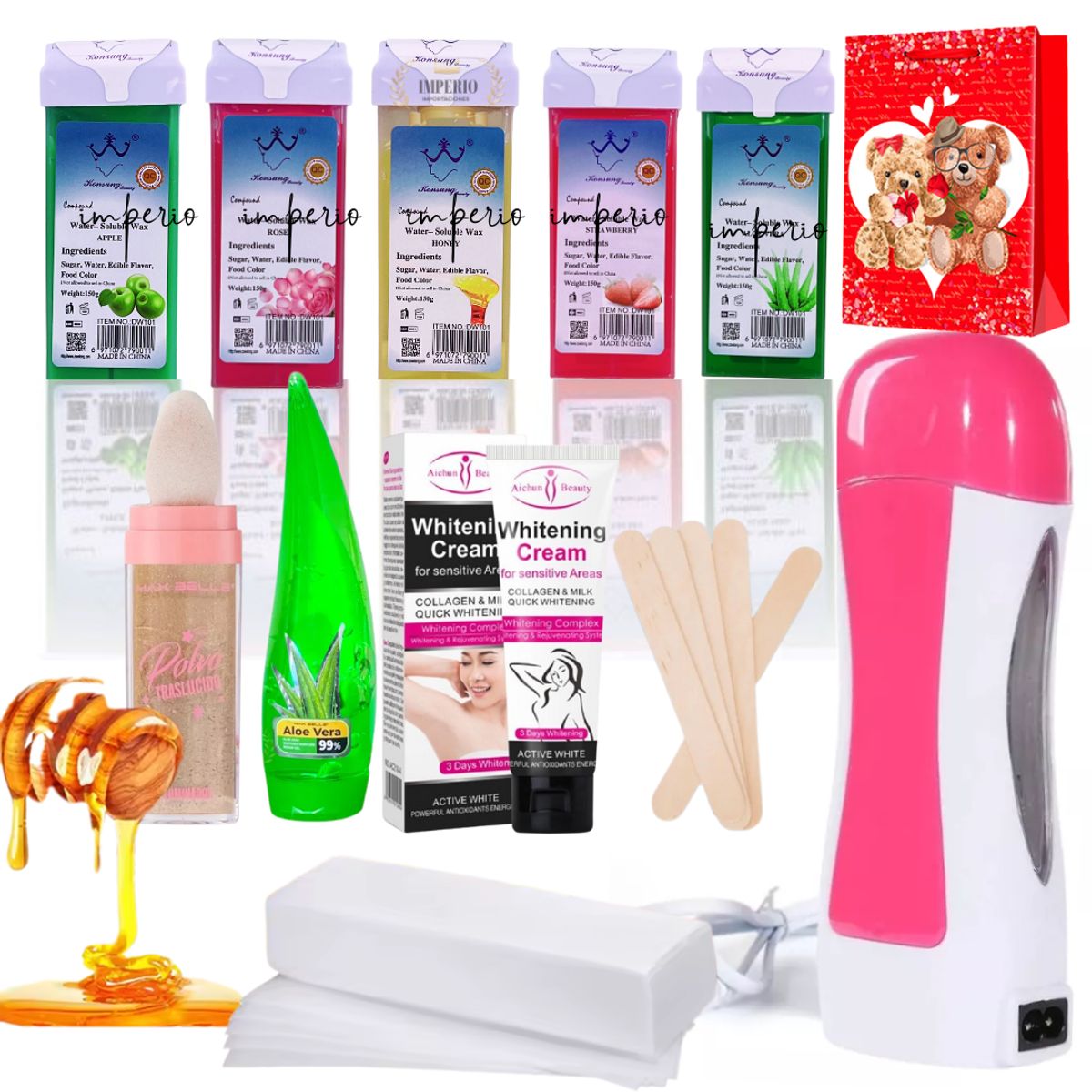 GENERICO - Set Completo de Depilacion Roll On