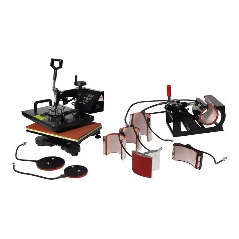 GENERICO - Maquina Estampadora 8 En 1/ Sublimadora 8 En 1. 1250w.