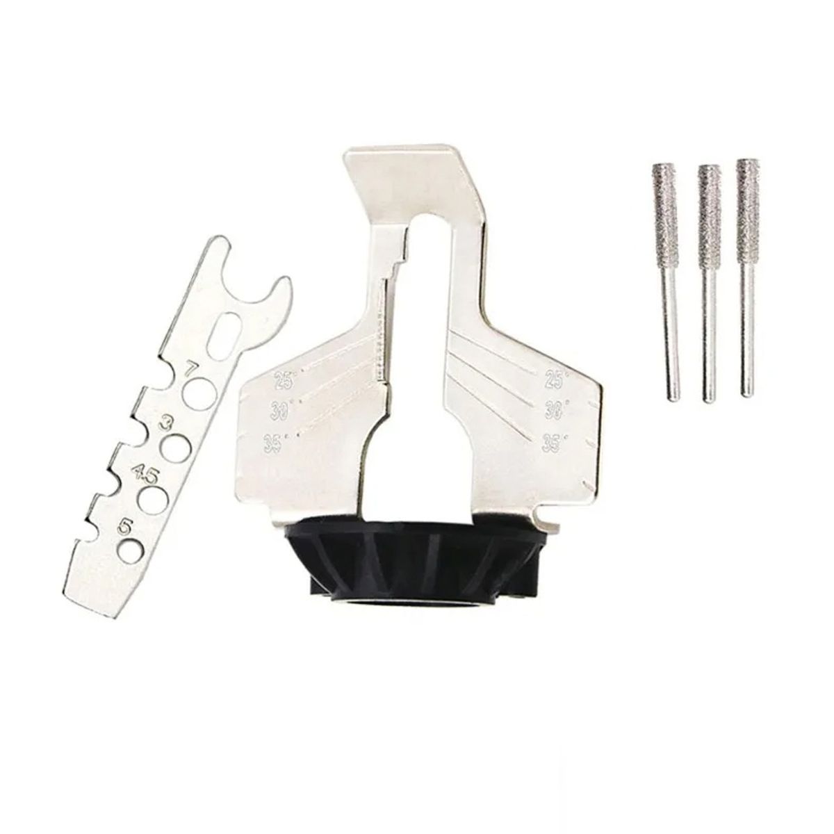 KUANGYE - Kit Afilador De Motosierra Guias Afilado Cadena Amoladora