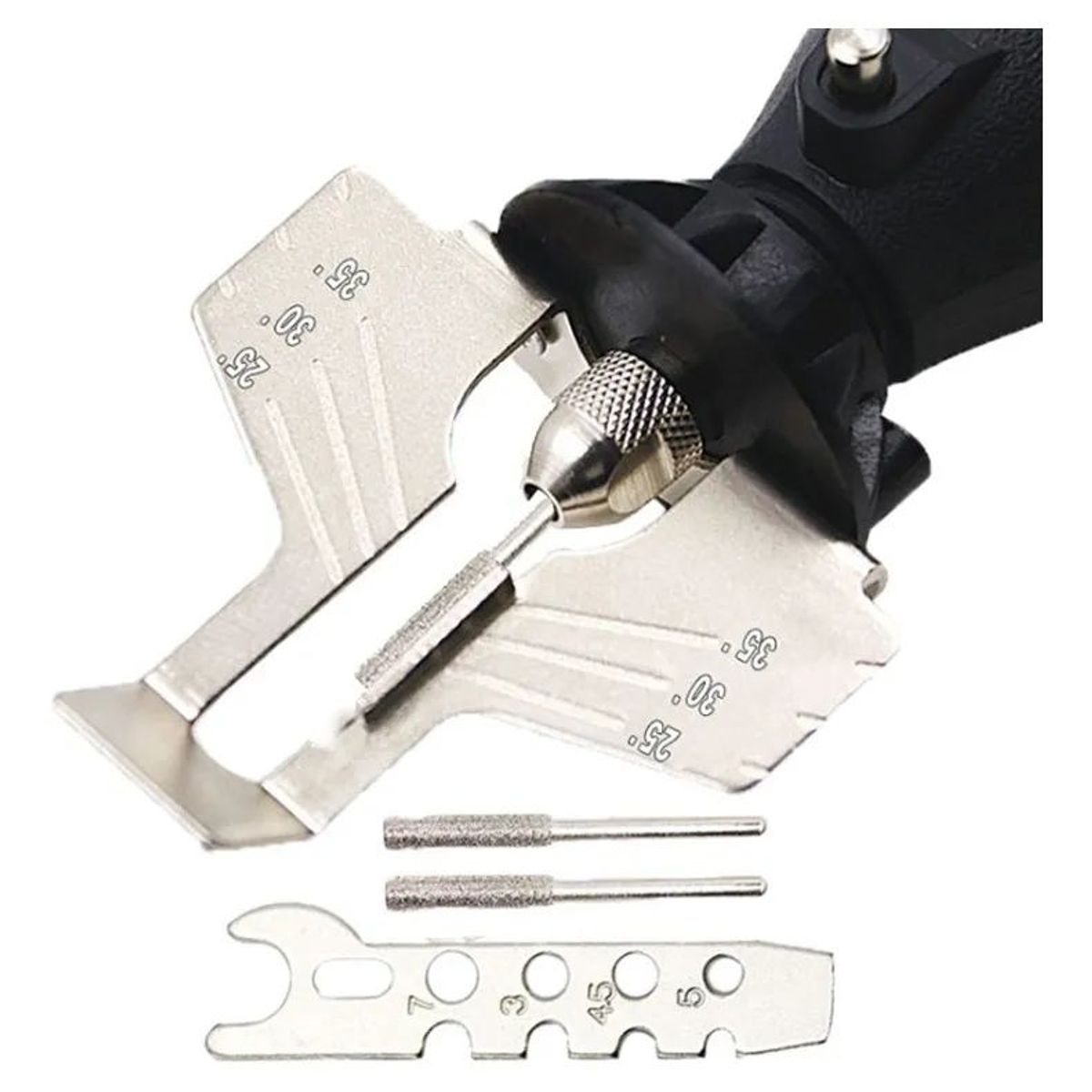 KUANGYE - Kit Afilador De Motosierra Guias Afilado Cadena Amoladora