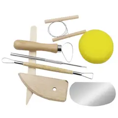 KUANGYE - Set 8 Herramientas Para Esculpir, Moldear Arcilla, Greda