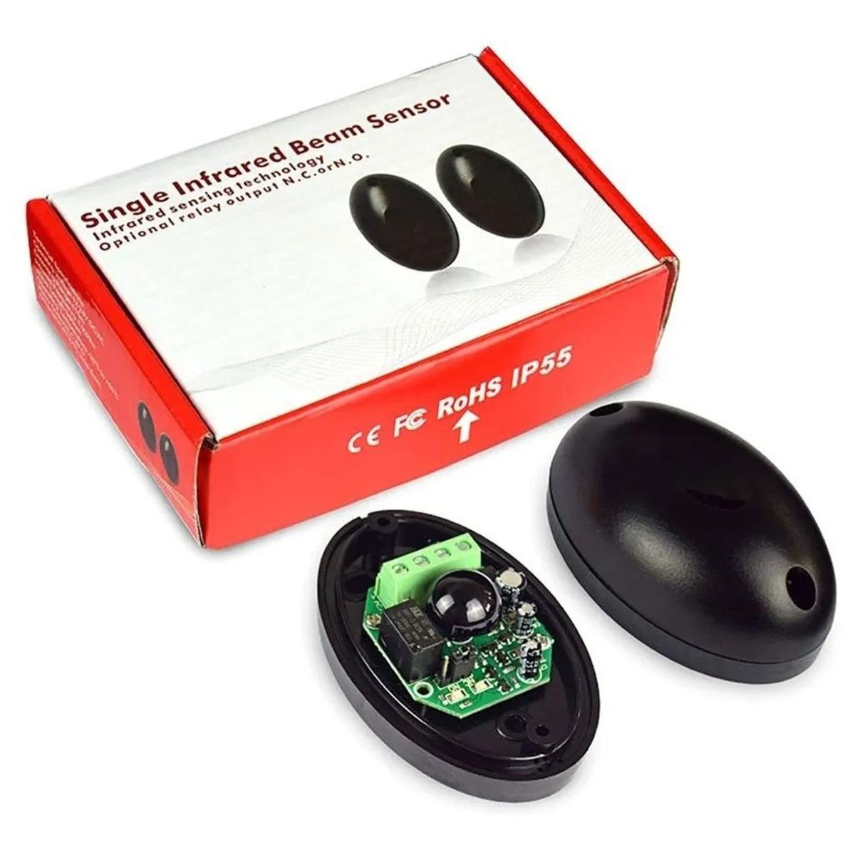 KUANGYE - Fotocelda Para Portón Automático Alarma Sensor Infrarrojo