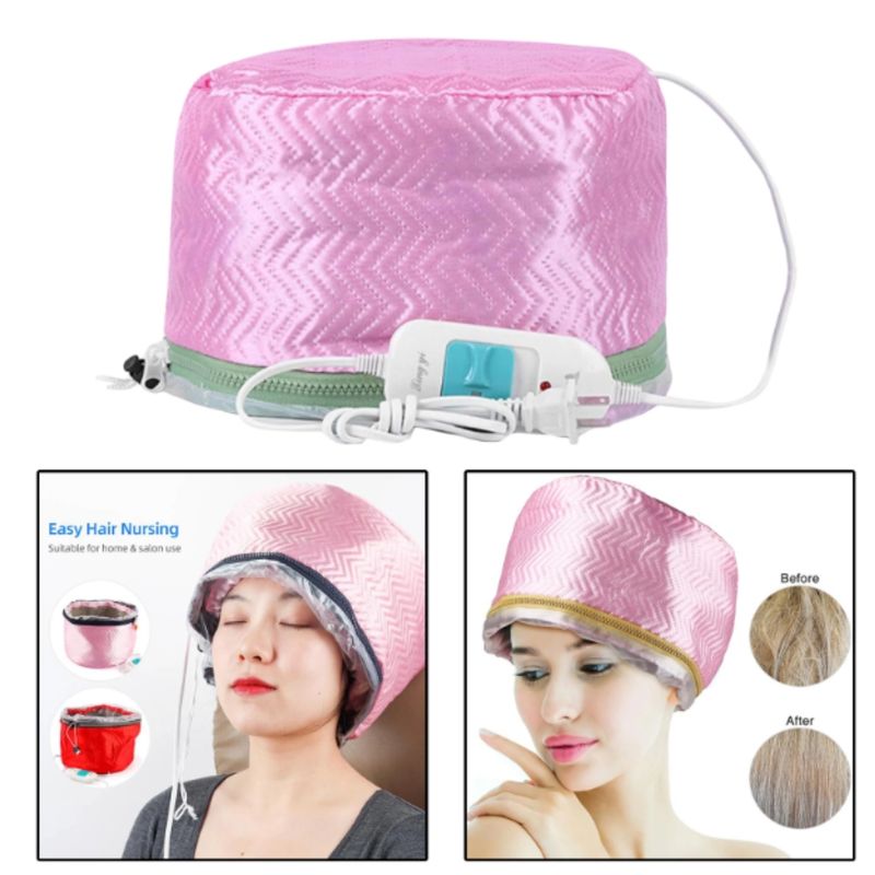 GENERICO - Gorro Térmico Tratamiento Masaje Capilar Con Forro Lavable