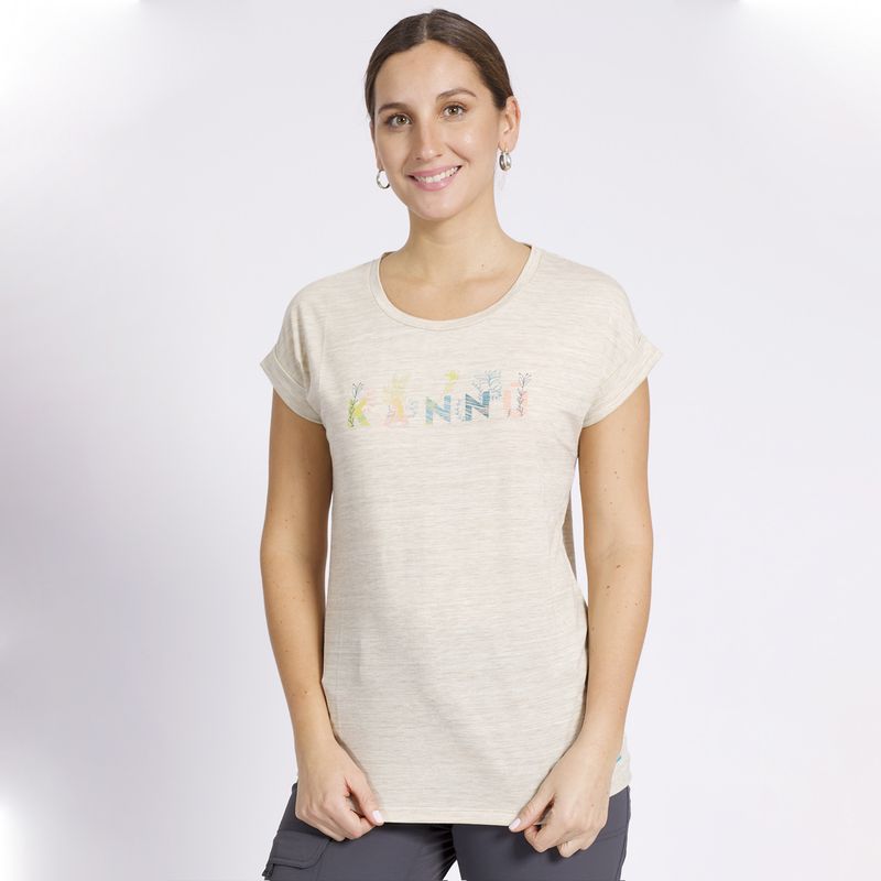 KANNU - Polera Lifestyle Mujer Crema KANNU
