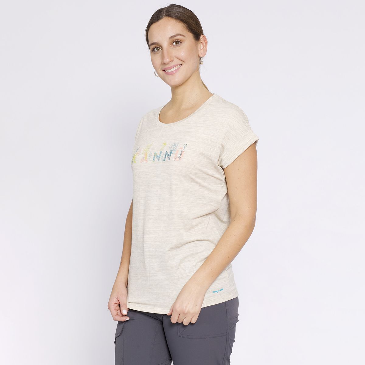 KANNU - Polera Lifestyle Mujer Crema KANNU
