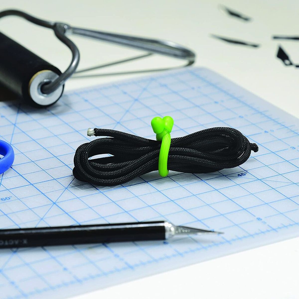 NITE IZE - Pack 4 amarras de goma 7 cm Gear Tie verde Nite ize