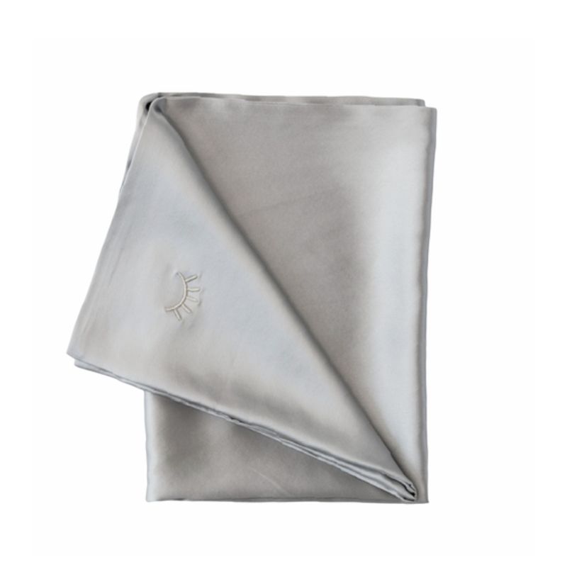DRIMS BEAUTY - Funda De Seda Gris Perla
