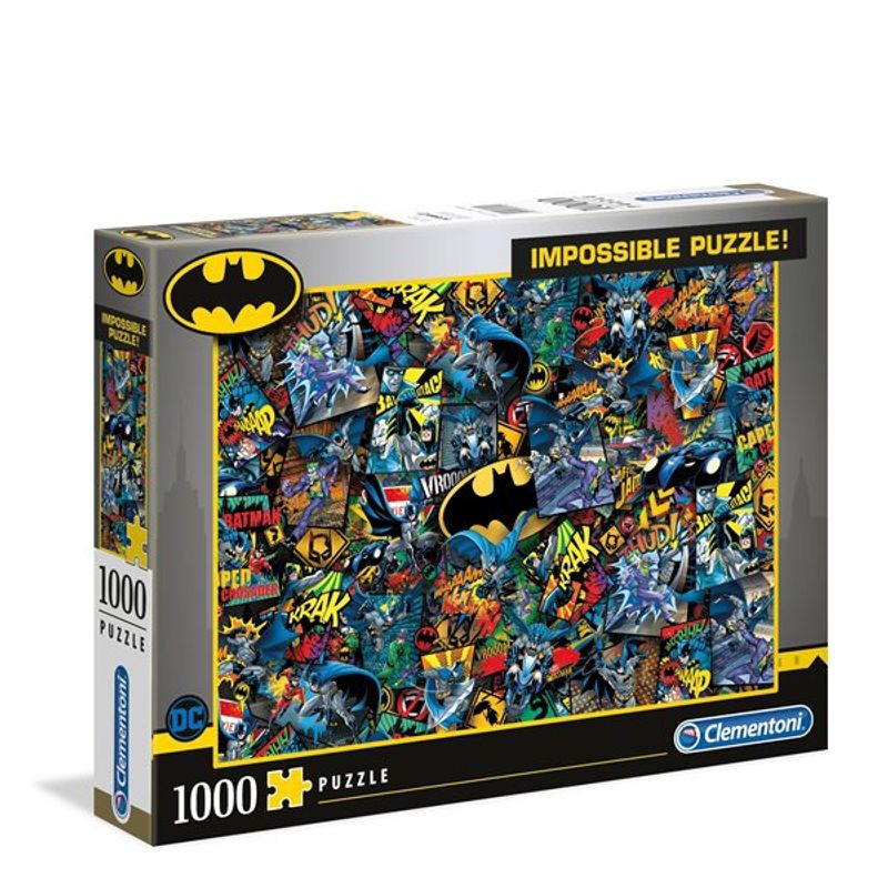 CLEMENTONI - Puzzle 1000 piezas Batman Imposible