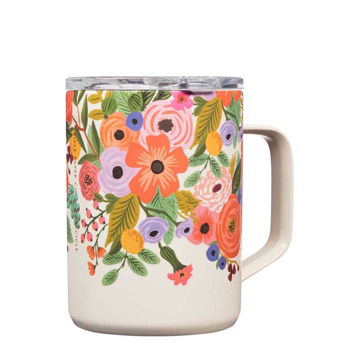 CORKCICLE - Tazón Térmico Mug 475ml Paper Garden Party Cream CORKCICLE