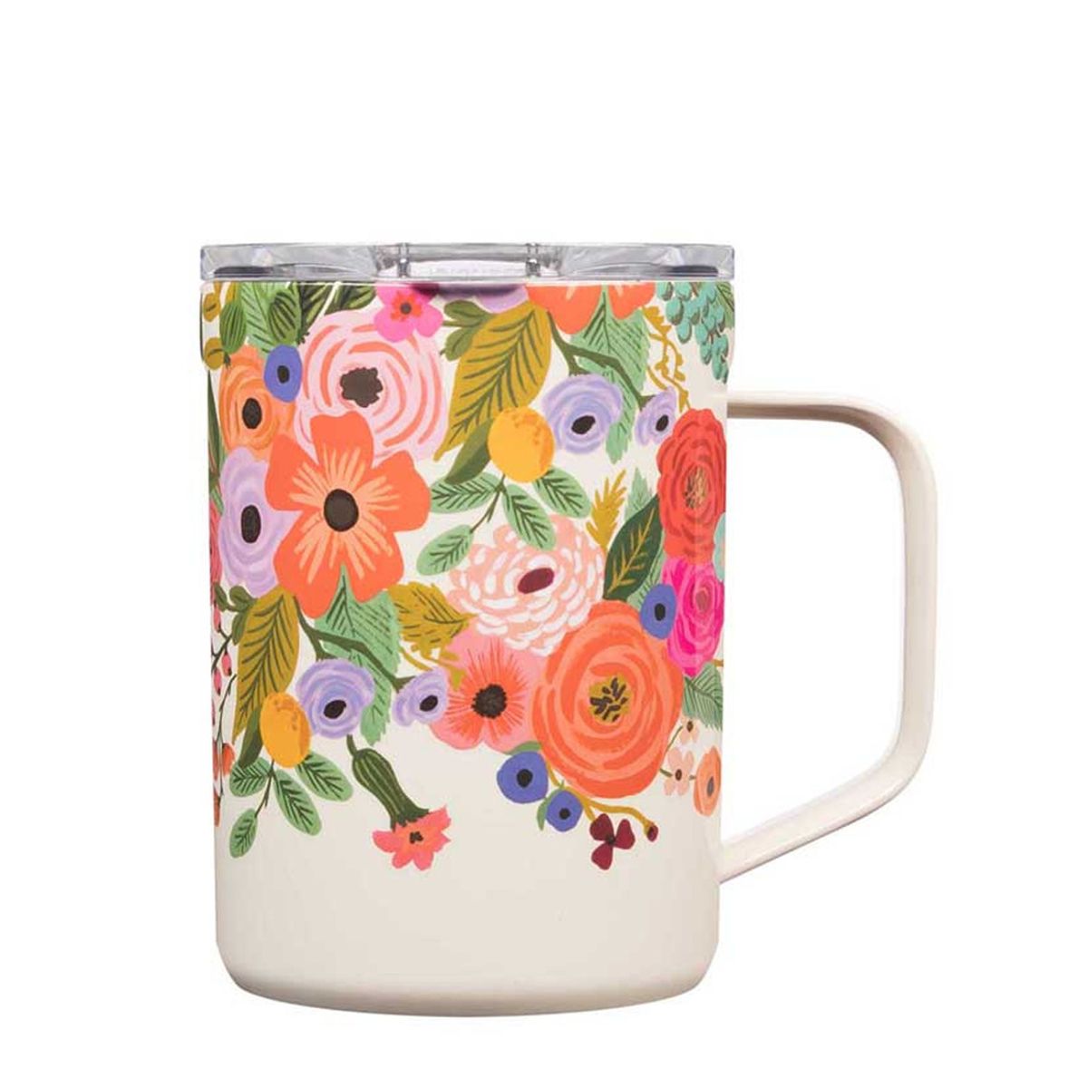 CORKCICLE - Tazón Térmico Mug 475ml Paper Garden Party Cream CORKCICLE