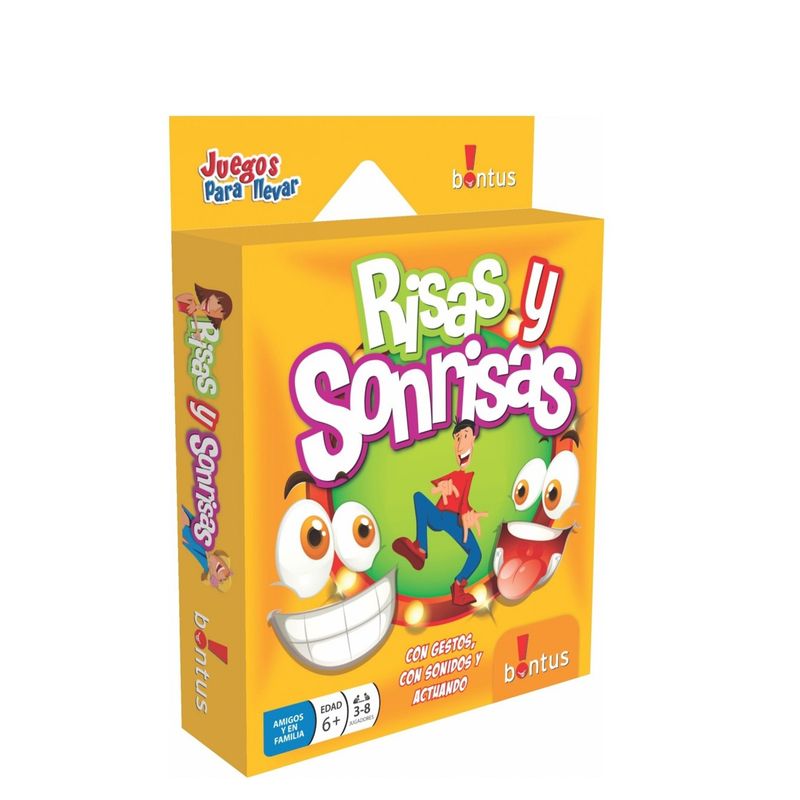 GENERICO - Risas y Sonrisas - Juego de cartas - Bontus