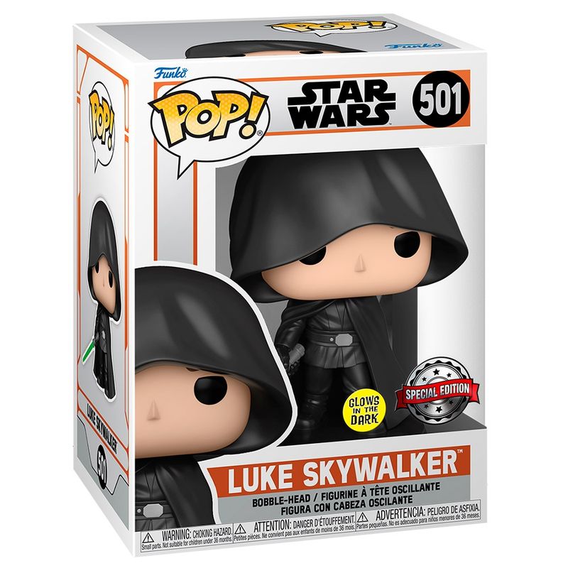 FUNKO - Funko Pop Luke Skywalker N°501 Glows in the Dark