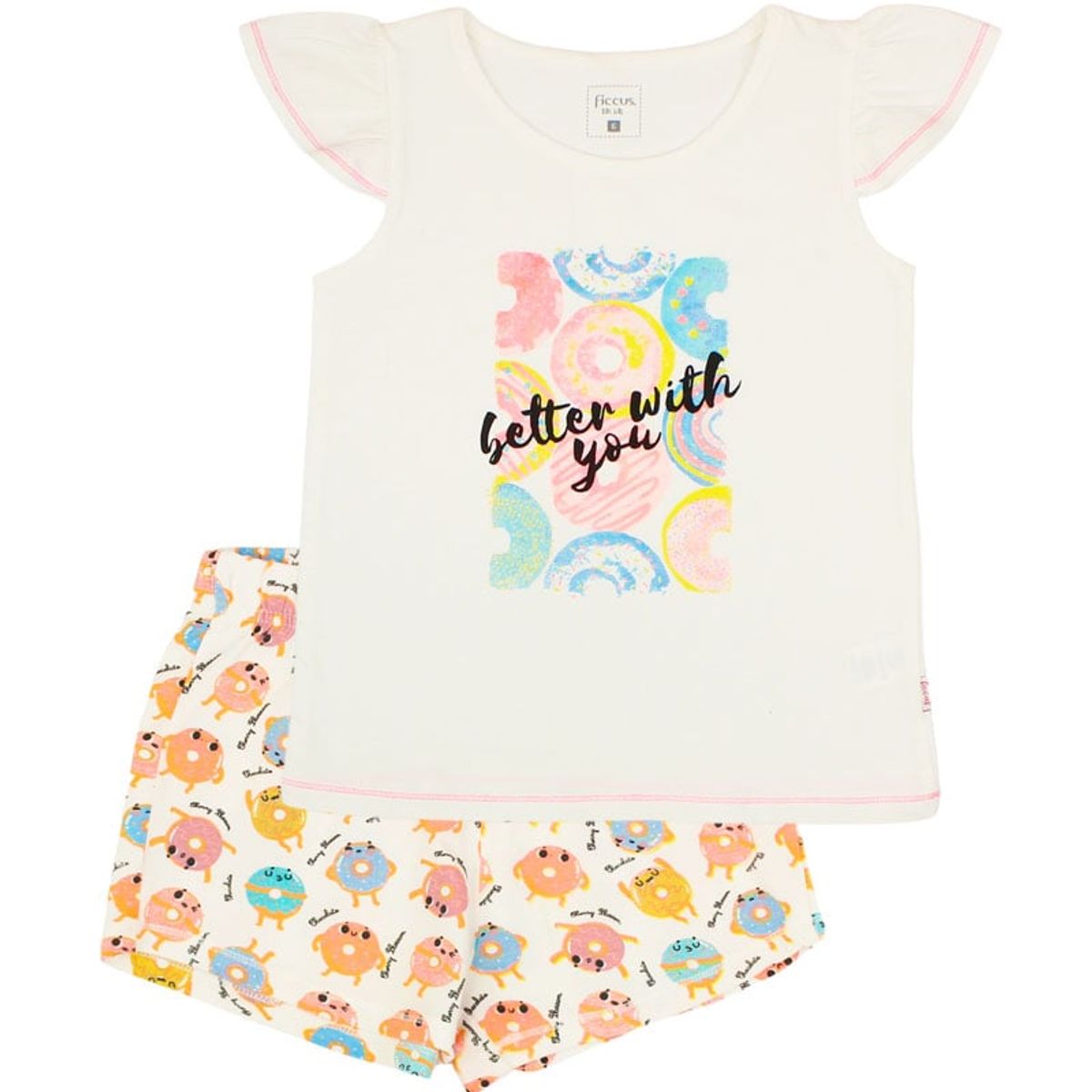FICCUS - Pijama kids niña corto 337