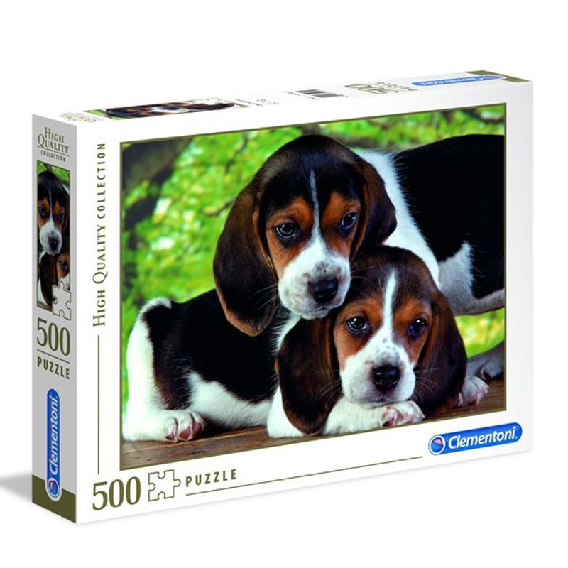 CLEMENTONI - Puzzle 500 piezas Cachorritos