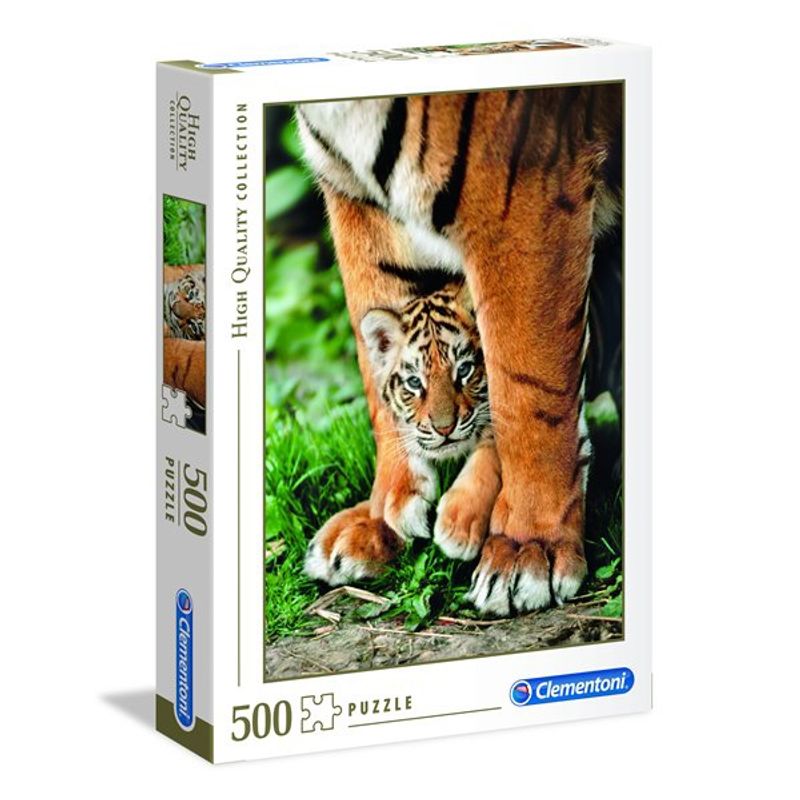 CLEMENTONI - Puzzle 500 piezas Tigre Bengala