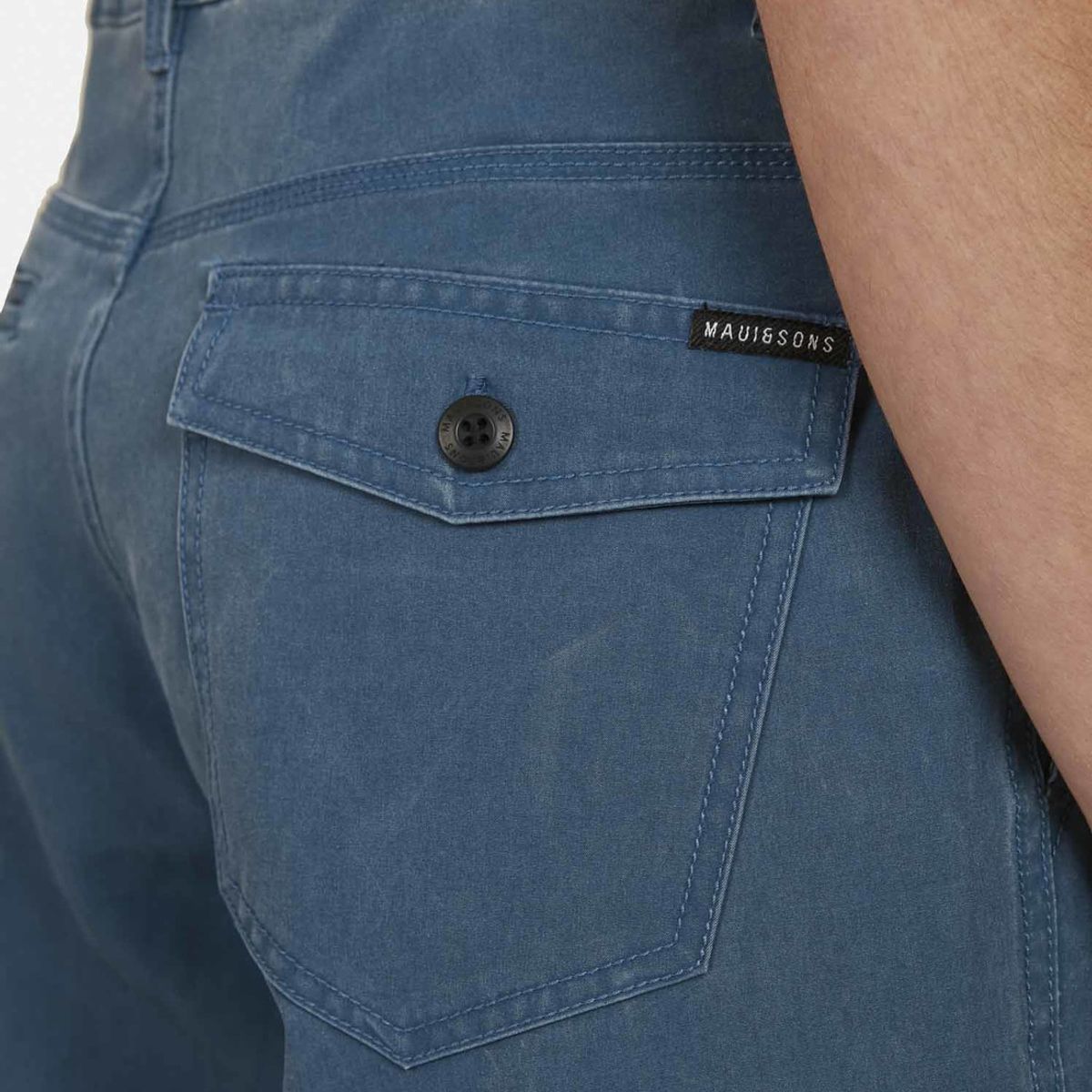 MAUI AND SONS - Bermuda CHINO FIT Juvenil Azul Oscuro Maui And Sons