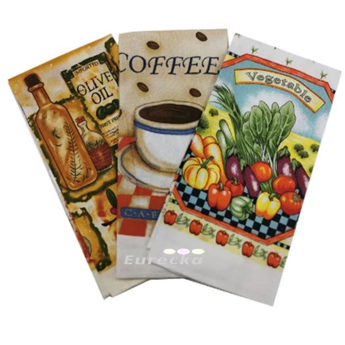 GENERICO - Pack 3 Paños De Limpieza De Cocina Blancos 40x60cm