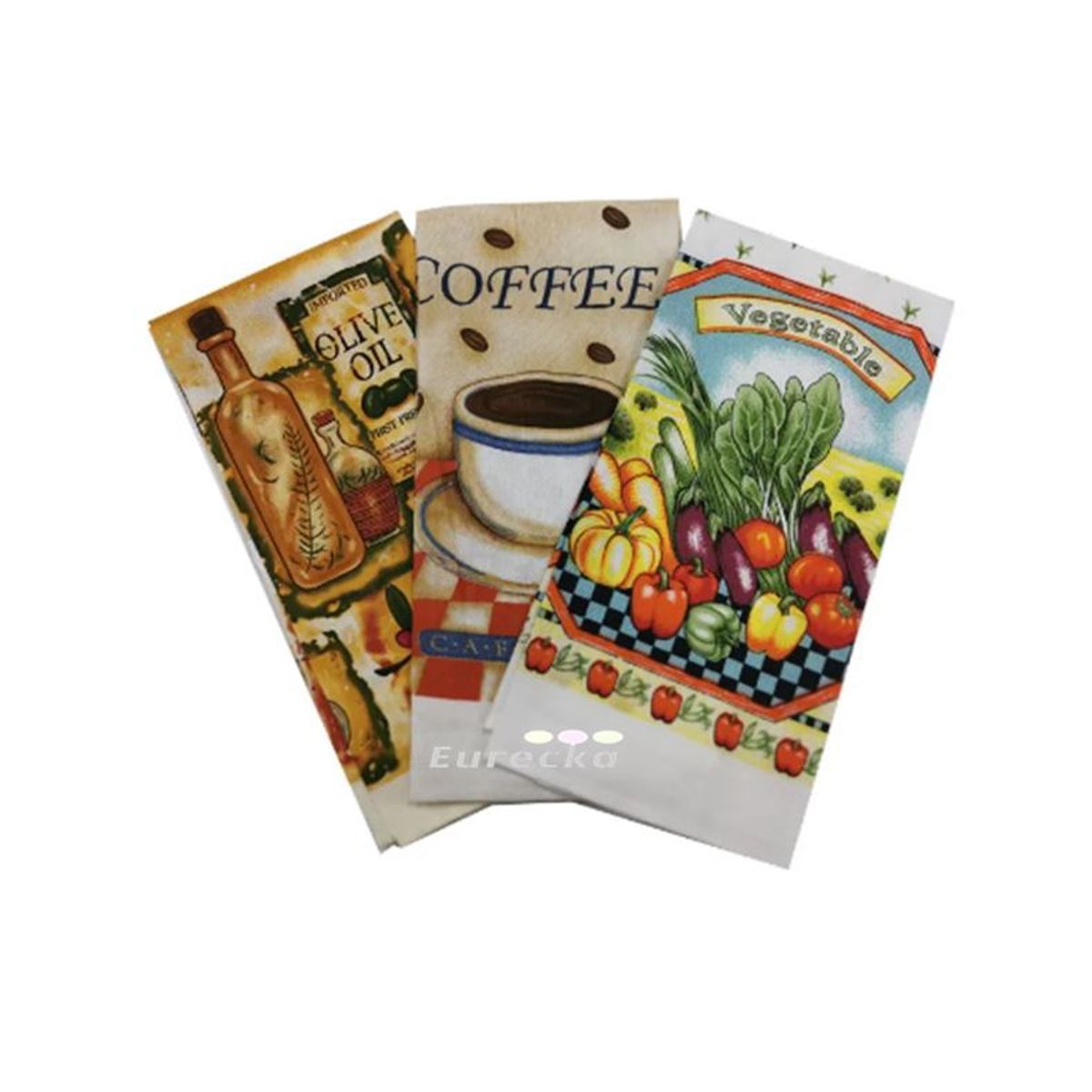 GENERICO - Pack 3 Paños De Limpieza De Cocina Blancos 40x60cm