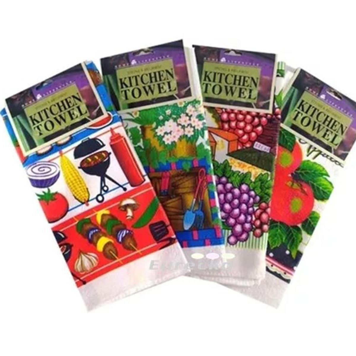 GENERICO - Pack 3 Paños De Limpieza De Cocina Blancos 40x60cm