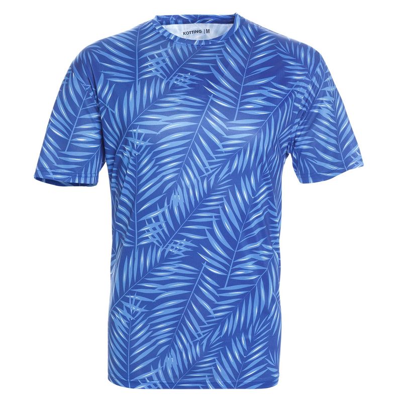 KOTTING - Polera Manga Corta Poliéster Azul KOTTING