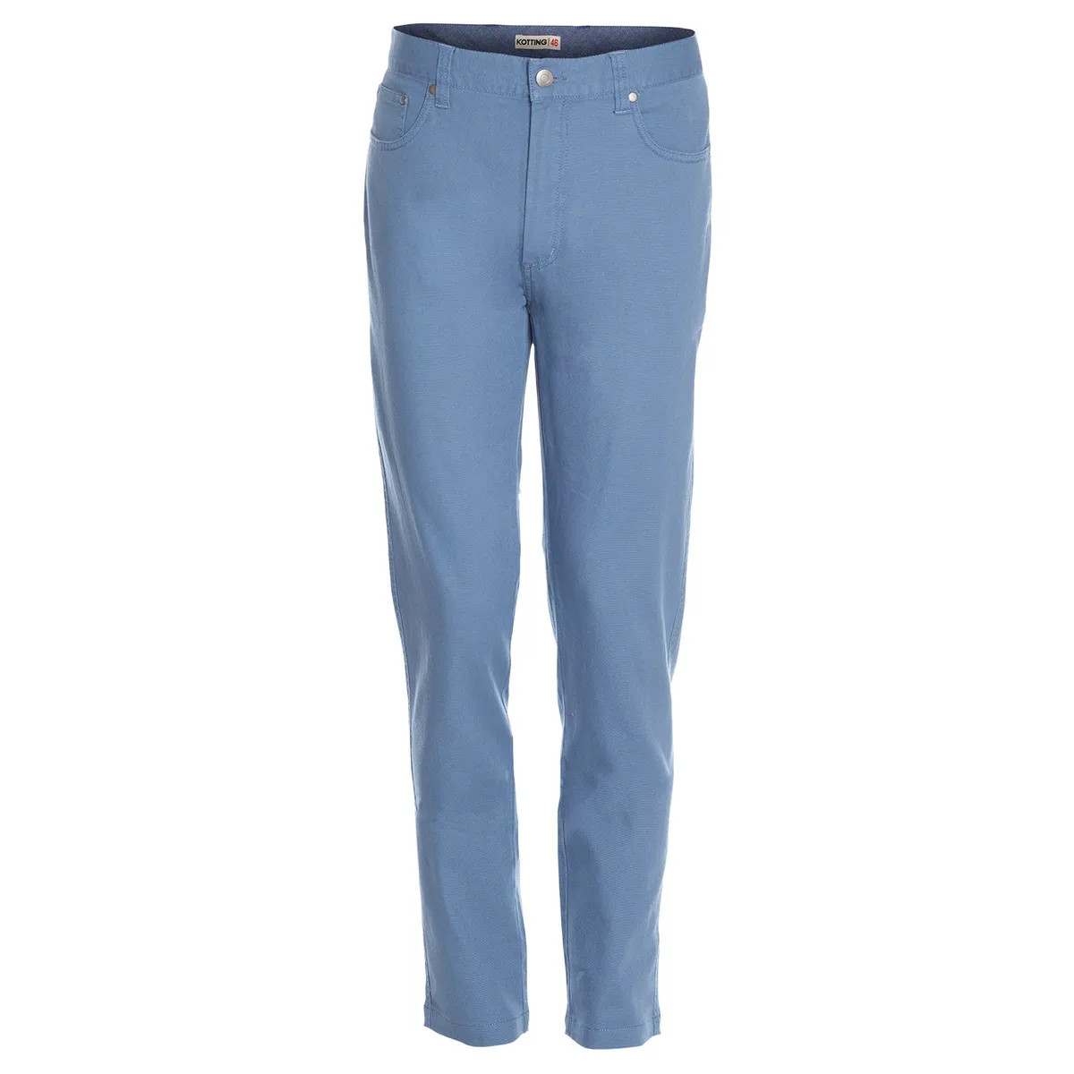KOTTING - Pantalón Hombre Canvas 5 Bolsillos Spandex Azul KOTTING