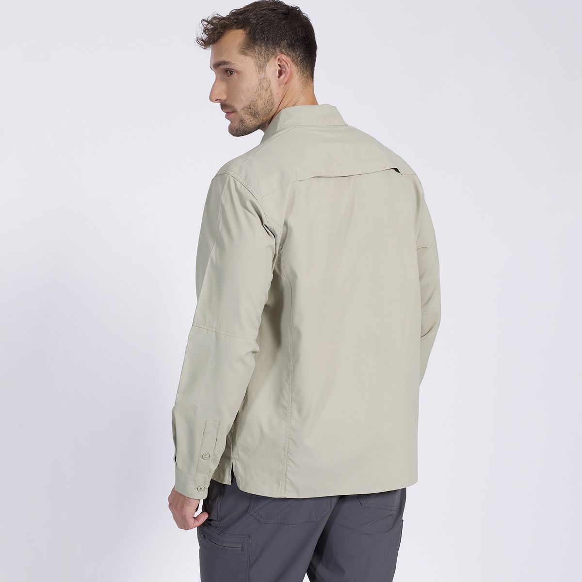 KANNU - Camisa Outdoor Insitucional Hombre Beige KANNU