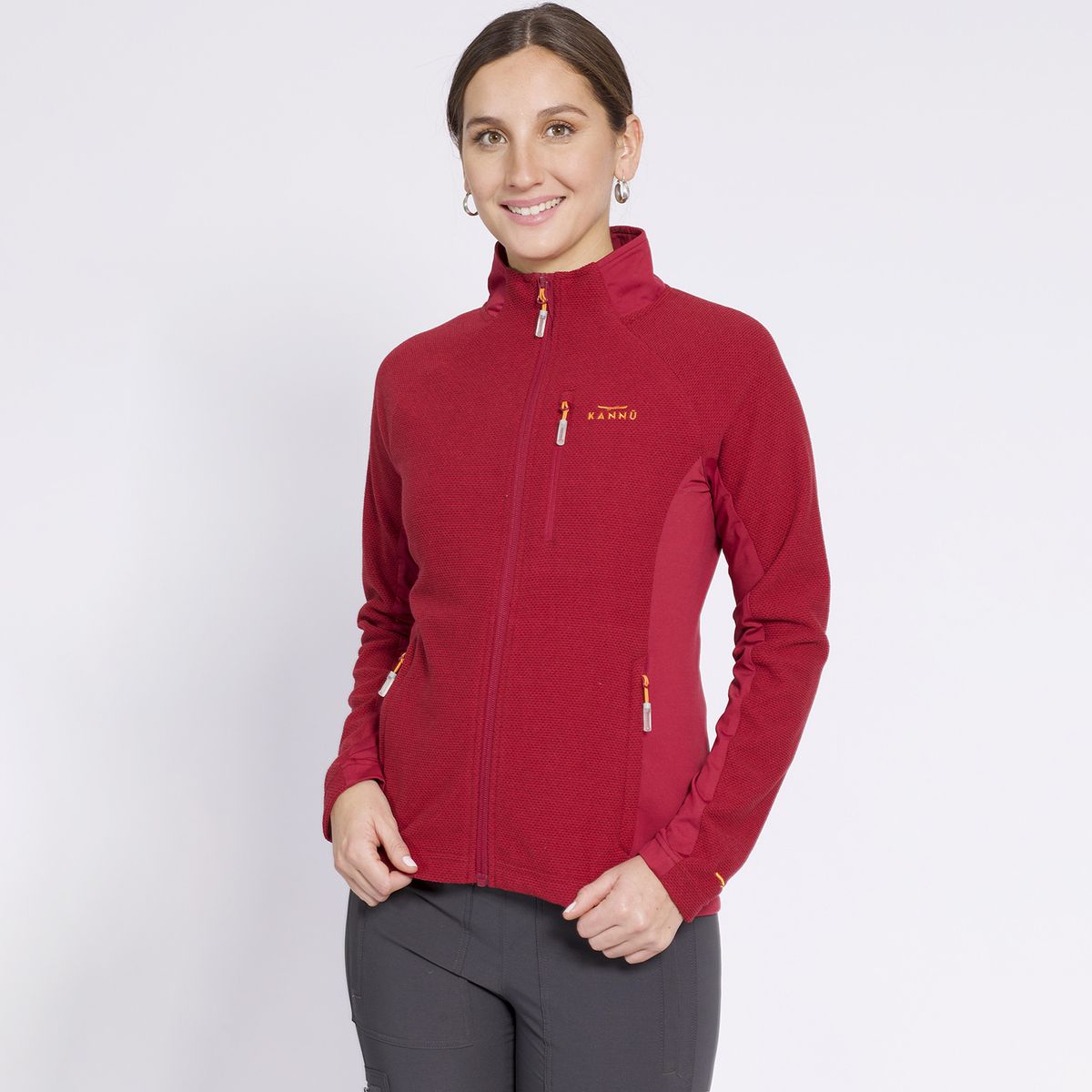 KANNU - Polar Fancy Outdoor Mujer Burdeo KANNU