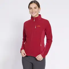 KANNU - Polar Fancy Outdoor Mujer Burdeo