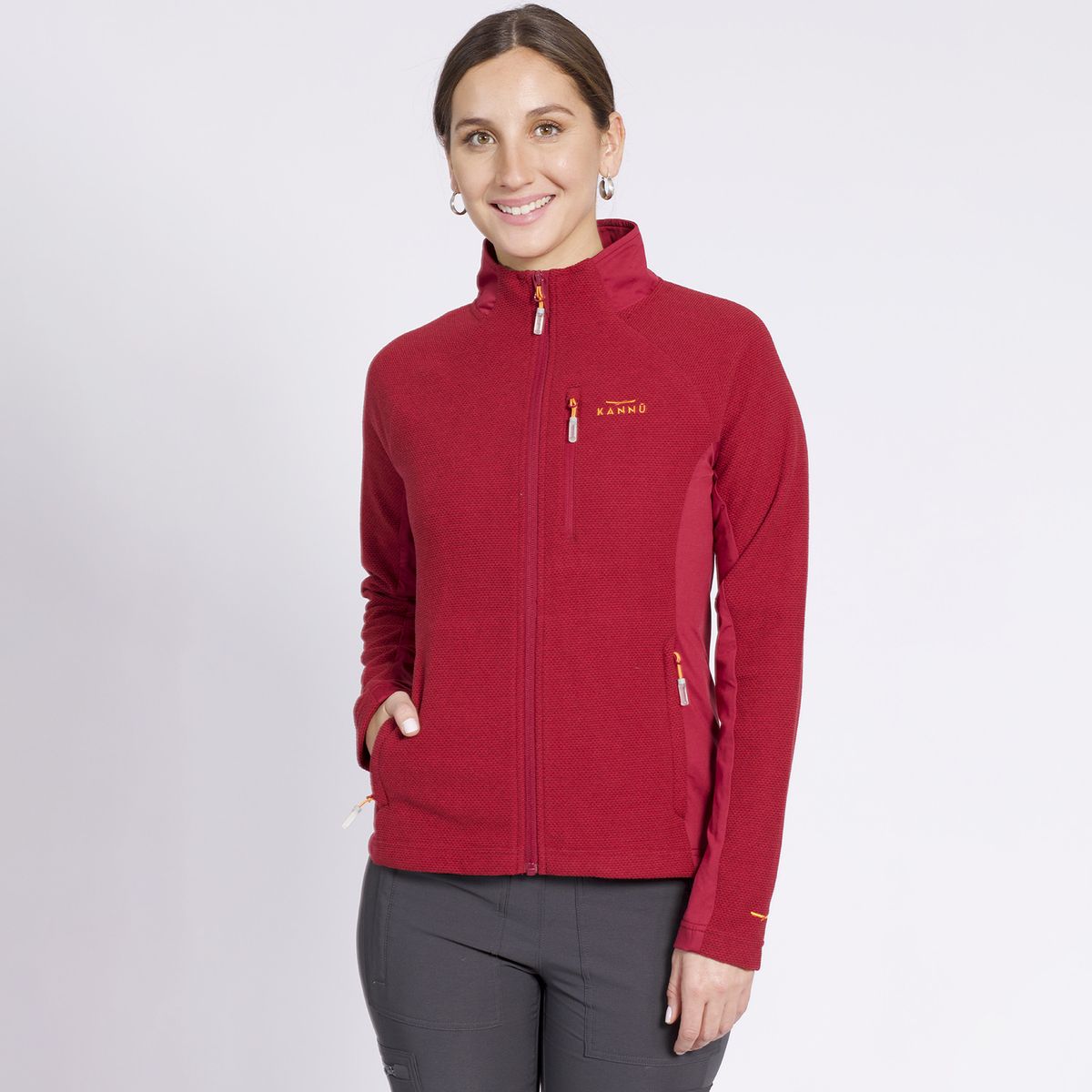 KANNU - Polar Fancy Outdoor Mujer Burdeo KANNU