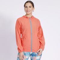 Cortaviento Active Wind Mujer Coral