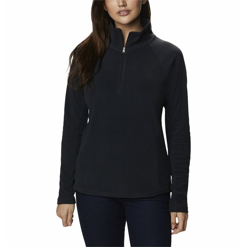 COLUMBIA - Polar Mujer Glacial Iv 1/2 Zip Negro COLUMBIA