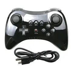 GENERICO - Control Pro Oem Compatible Con Wii U Negro - Crazygames