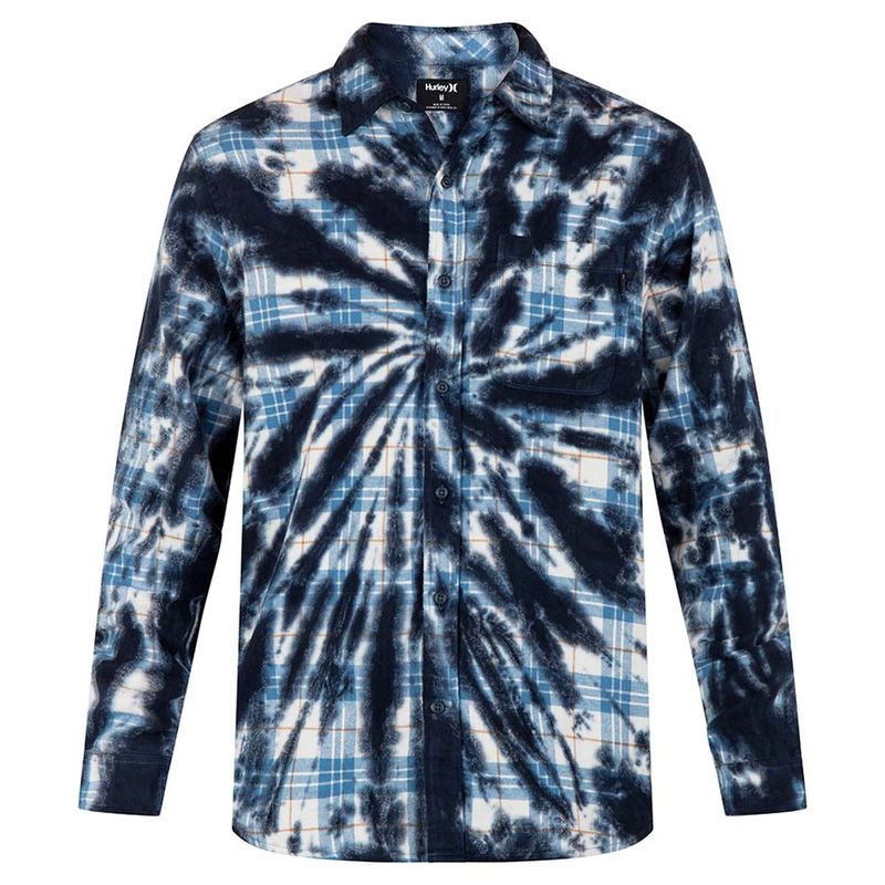 HURLEY - Camisa Portland Tiedye White Blue Black HURLEY
